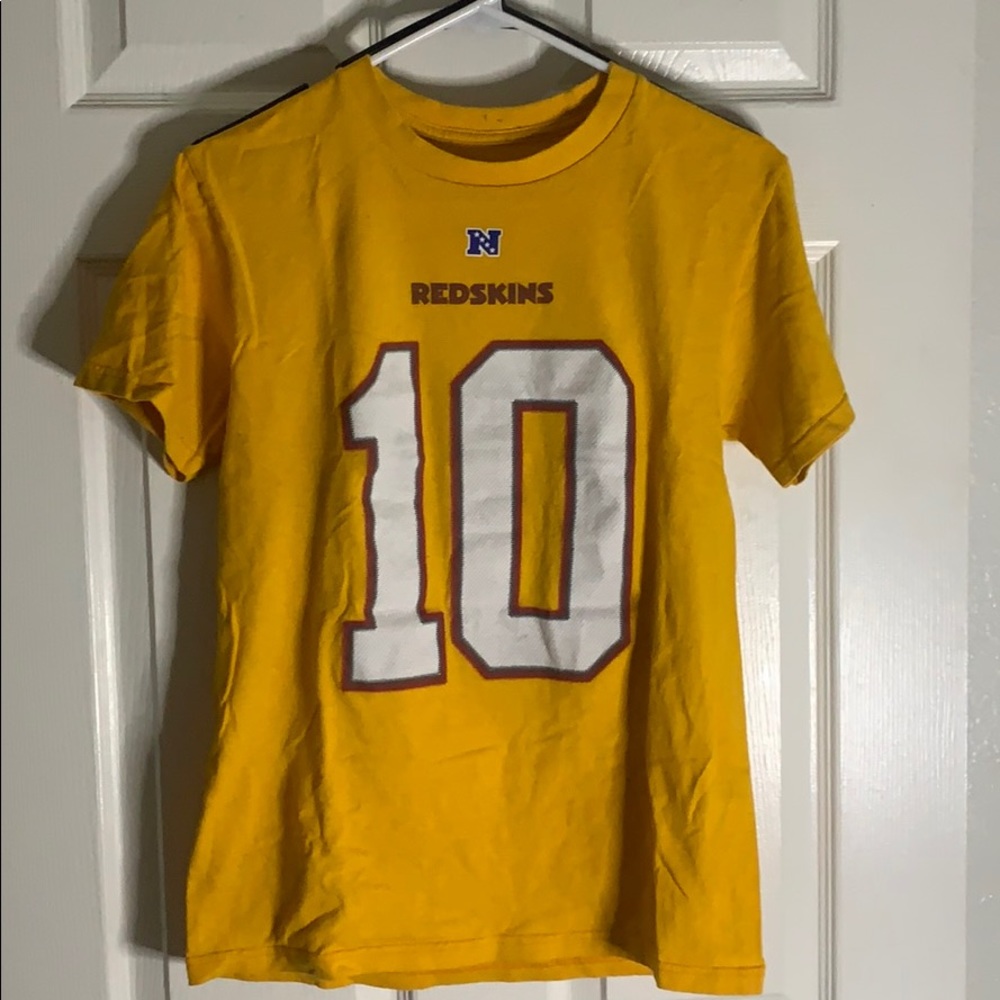 Small RG3 #10 Redskins tee